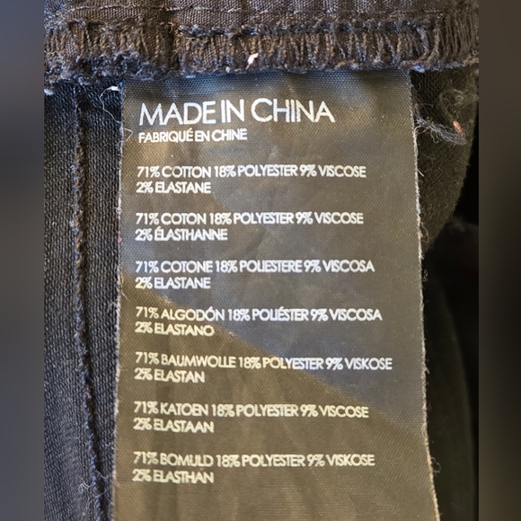 (26) Club Monaco Black Skinny Jeans - Picture 11 of 11